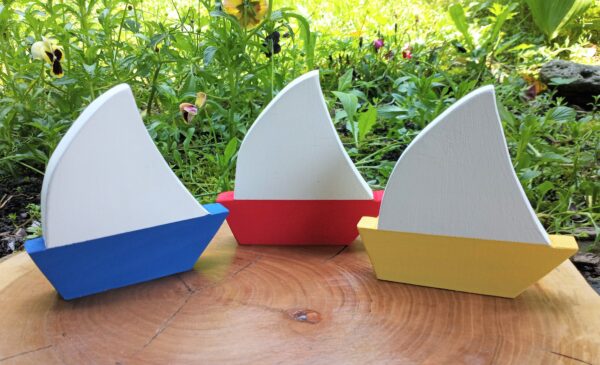 Wooden Sailboat Décor, Summer Décor, Beach House Décor