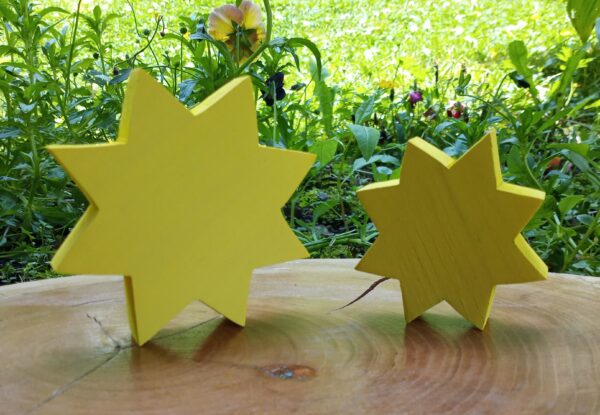 Wooden Suns Beach Décor, Summer Decor, Summer Tiered Tray - Image 3