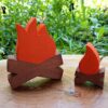 Wooden Campfire Décor, Summer Decor, Camping Tiered Tray, Summertime Décor, Wood Bonfire, Camping Décor, Fishing Décor, Camping Nursery