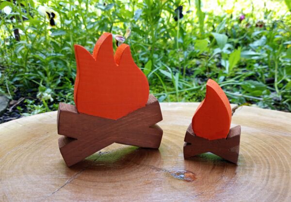 Wooden Campfire Décor, Summer Decor, Camping Tiered Tray, Summertime Décor, Wood Bonfire, Camping Décor, Fishing Décor, Camping Nursery