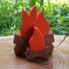 Wooden Campfire Décor, Summer Decor, Camping Tiered Tray, Summertime Décor, Wood Bonfire, Camping Décor, Fishing Décor, Camping Nursery