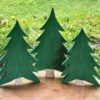 Wooden Pine Trees