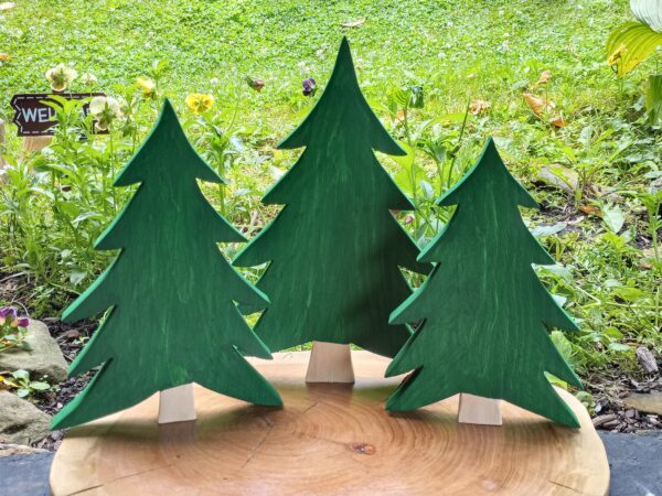 Wooden Pine Trees