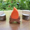 log chairs, Camping Tiered Tray, Summer Camp