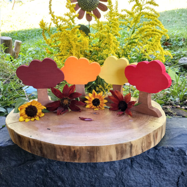 Fall Trees, Fall Decor, Autumn Decor, Fall Tiered Tray - Image 2