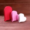 3 Wooden Hearts, Valentines Day Decor, Farmhouse Wood Heart, Valentines Decor, Valentine Gifts, Valentine Decorations