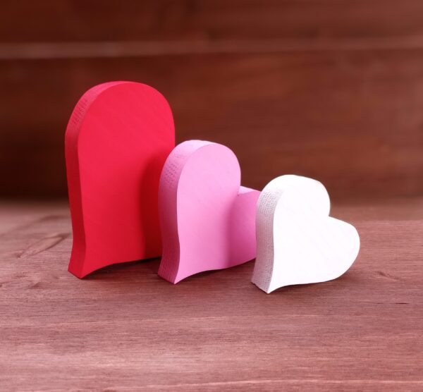 3 Wooden Hearts, Valentines Day Decor, Farmhouse Wood Heart, Valentines Decor, Valentine Gifts, Valentine Decorations