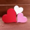 3 Wooden Hearts, Valentines Day Decor, Farmhouse Wood Heart, Valentines Decor, Valentine Gifts, Valentine Decorations