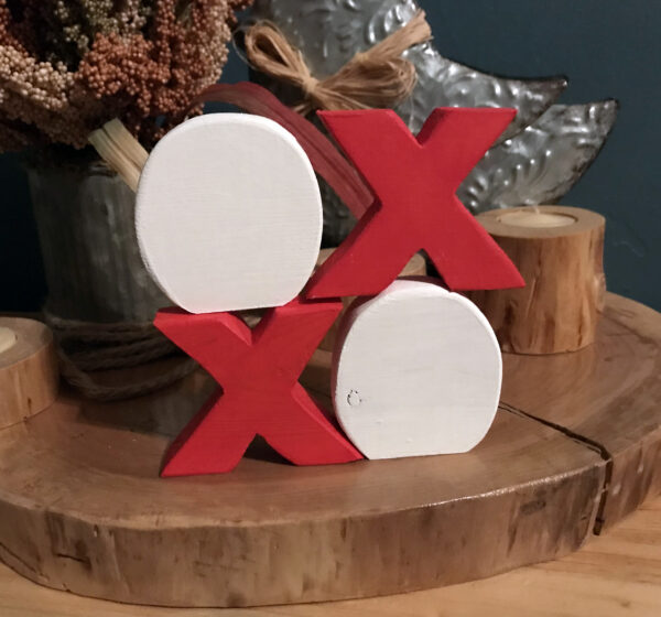 Wooden Valentine XOXO, Valentines Day Decor, Wood XOXO