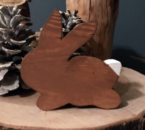 Baby Bunny, Wooden Rabbit, Farmhouse Decor, Woodland Animals, Spring Decor, Easter Decor, Woodland Nursery