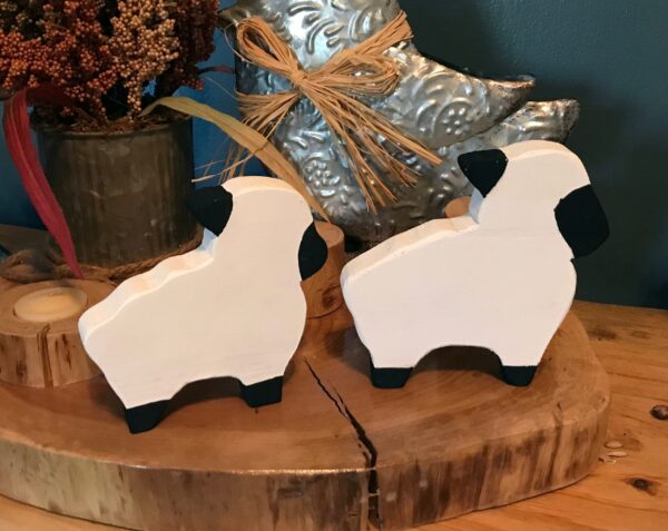 Wooden Lamb, Spring Gift, Shelf Decoration, Spring Decor, Wood Sheep, Woodland Nursery, Easter Decor, Easter Gift, Table Display