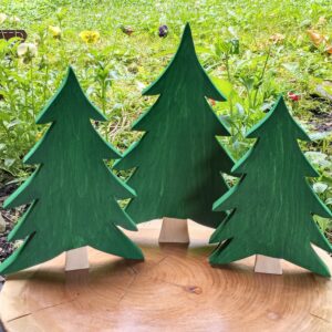 Pine Tree Décor, Camping Tiered Tray, Summer Camp Décor, Cabin Décor, Fishing Nursery Décor, Camping Nursery, Shelf Decor, Wooden Pine Tree