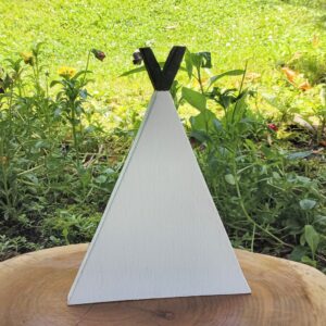 Wooden Teepee, Camping Decor, Woodland Nursery, Wood Tent, Kids Room Decor, Rustic Teepee