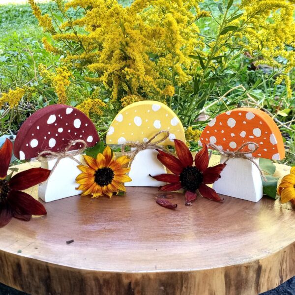 Fall Mushrooms, Fall Decor, Autumn Decor, Fall Decorations For Home, Fall Tiered Tray, Mushroom  Decor, Fall Nursery Décor, Wooden Mushroom